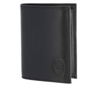 oxmox Leather Geldbörse RFID Schutz Leder 13 cm grau