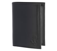 oxmox Leather Geldbörse RFID Schutz Leder 13 cm grau