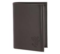 oxmox Leather Geldbörse RFID Schutz Leder 13 cm grau