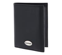 oxmox Leather Kombibörse Pure Metal Round Black