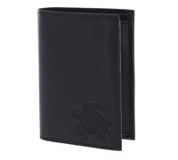 Oxmox Geldbörse Leder Leather Kombibörse Turtle Embossed Black