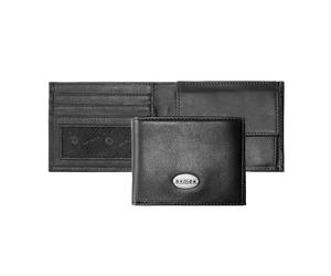 oxmox Leather RFID Pocketbörse Schwarz