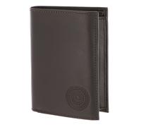 oxmox Leather RFID Protect Kombibörse Circle Bloom Embossed Brown
