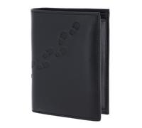 oxmox Leather RFID Protect Kombibörse Footsteps 2.0 Embossed Black