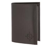 oxmox Leather RFID Protect Kombibörse Windrose 2.0 Embossed Brown