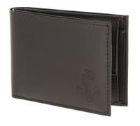 oxmox Leather RFID Protect Pocketbörse Freedom Anchor Embossed Brown