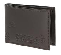 oxmox Leather RFID Protect Pocketbörse Jumping Jack 2.0 Embossed Brown