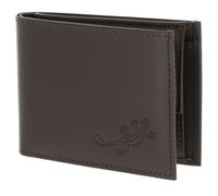 oxmox Leather RFID Protect Pocketbörse Lizard 2.0 Embossed Brown