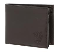 oxmox Leather RFID Protect Querscheinbörse Frog 2.0 Embossed Brown