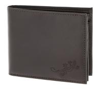oxmox Leather RFID Protect Querscheinbörse Lizard 2.0 Embossed Brown