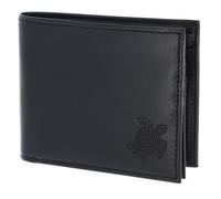 oxmox Leather RFID Protect Querscheinbörse Turtle 2.0 Embossed Black