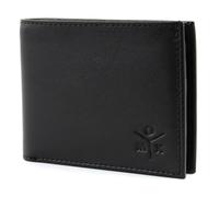 oxmox Leather Pocketbörse Ox Embossed Black