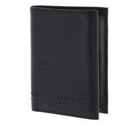Oxmox Leder Geldbörse Leather RFID Protect Kombibörse Jumping Jack 2.0 Embossed Black schwarz