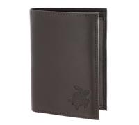 oxmox Leather RFID Protect Kombibörse Turtle 2.0 Embossed Brown