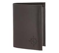 oxmox Leather RFID Protect Kombibörse Windrose 2.0 Embossed Brown