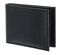 Oxmox Leder Geldbörse Leather RFID Protect Pocketbörse Freedom Lion Embossed Black schwarz