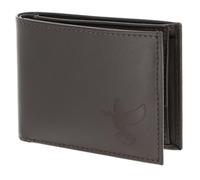 oxmox Leather RFID Protect Pocketbörse Freedom Pigeon Embossed Brown