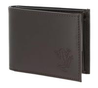 oxmox Leather RFID Protect Pocketbörse Frog 2.0 Embossed Brown
