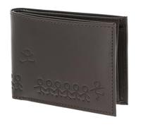 oxmox Leather RFID Protect Pocketbörse Jumping Jack 2.0 Embossed Brown