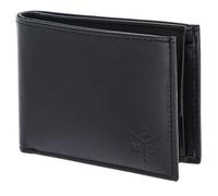 Oxmox Leder Geldbörse Leather RFID Protect Pocketbörse Ox 2.0 Embossed Black schwarz