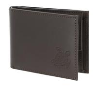 oxmox Leather RFID Protect Pocketbörse Turtle 2.0 Embossed Brown