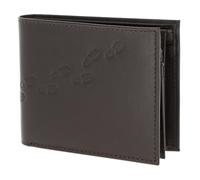oxmox Leather RFID Protect Querscheinbörse Footsteps 2.0 Embossed Brown