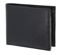 oxmox Leather RFID Protect Querscheinbörse Freedom Lion Embossed Black