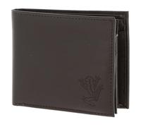 oxmox Leather RFID Protect Querscheinbörse Frog 2.0 Embossed Brown
