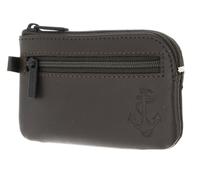 Oxmox Leder Schlüsselmäppchen Leather Keyholder Freedom Anchor Embossed Brown dunkelbraun