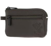 Oxmox Leder Schlüsselmäppchen Leather Keyholder Frog 2.0 Embossed Brown dunkelbraun