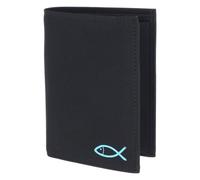 oxmox New Cryptan RFID Protect Kombibörse Freedom Fish Print Cyan Black