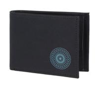 oxmox New Cryptan Herrengeldbörse schwarz-circle bloom cyan Herren