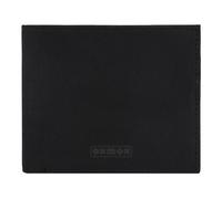 Oxmox Geldbörse New Cryptan RFID Protect Querscheinbörse Pure Print Black Black schwarz