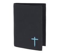 oxmox New Cryptan RFID Protect Kombibörse Freedom Cross Print Cyan Black