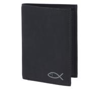 oxmox New Cryptan RFID Protect Kombibörse Freedom Fish Print Grey Black
