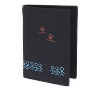 oxmox New Cryptan RFID Protect Kombibörse Jumping Jack Print Cyan Black