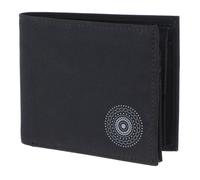 oxmox New Cryptan RFID Protect Querscheinbörse Circle Bloom Print Grey Black