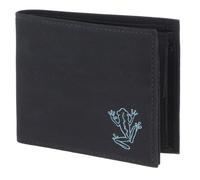 oxmox New Cryptan RFID Protect Querscheinbörse Frog 2.0 Print Cyan Black
