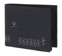 oxmox New Cryptan RFID Protect Querscheinbörse Jumping Jack 2.0 Print Grey Black