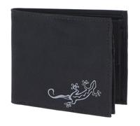 oxmox New Cryptan RFID Protect Querscheinbörse Lizard Print Grey Black