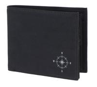 oxmox New Cryptan RFID Protect Querscheinbörse Windrose 2.0 Print Grey Black