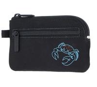 Oxmox Schlüsselmäppchen New Cryptan Keyholder Crab Print Cyan Black schwarz