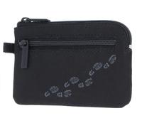 Oxmox Schlüsselmäppchen New Cryptan Keyholder Footsteps Print Grey Black schwarz