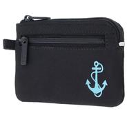 Oxmox Schlüsselmäppchen New Cryptan Keyholder Freedom Anchor Print Cyan Black schwarz