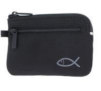 Oxmox Schlüsselmäppchen New Cryptan Keyholder Freedom Fish Print Grey Black schwarz