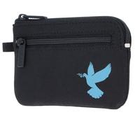 Oxmox Schlüsselmäppchen New Cryptan Keyholder Freedom Pigeon Print Cyan Black schwarz
