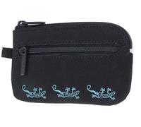 Oxmox Schlüsselmäppchen New Cryptan Keyholder Lizard Print Cyan Black schwarz