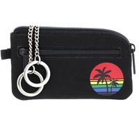Oxmox Schlüsselmäppchen New Cryptan Keyholder Rainbow Palms schwarz