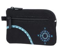 Oxmox Schlüsselmäppchen New Cryptan Keyholder Windrose Print Cyan Black schwarz