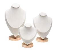 Oxtxuzdm 3er Pack Elegantes Schmuck Präsentationsregal Halskettenständer Halskettenständer Perfekt Für Den Einzelhandel Und Die Verwendung Designstudio Schmuckschrank Zubehör